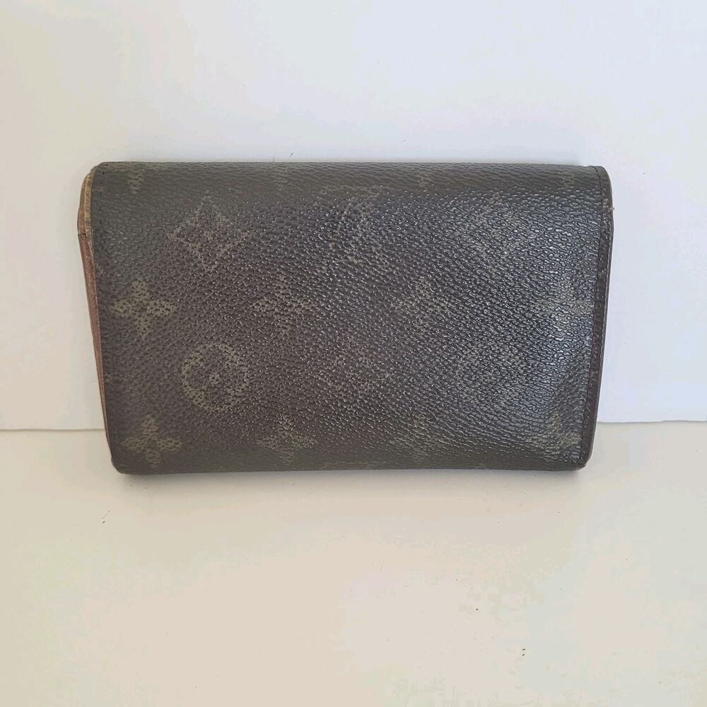 Louis Vuitton Portefeuille Tresor Bifold Wallet Medium Monogram Brown Vintage - Picture 2 of 12